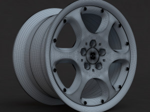 Mercedes-Benz Silver Arrow Wheel Modelo de Impressão 3D