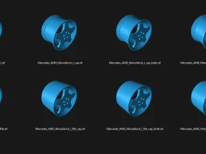 Mercedes-Benz AMG I Monoblock printable 3D Print Model