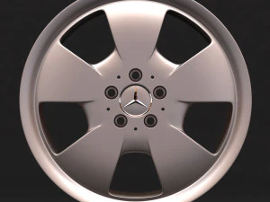 印刷可能なメルセデス AMG アルバリ ホイール 3Dプリントモデル