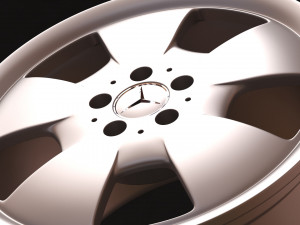 Mercedes AMG Albali Wheel printable 3D 打印模型