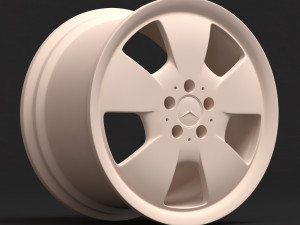 Mercedes AMG Albali Wheel printable 3D 打印模型