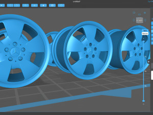 Mercedes AMG Albali Wheel printable 3D 打印模型