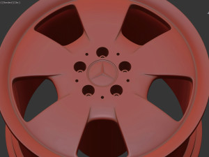 Mercedes AMG Albali Wheel printable 3D 打印模型