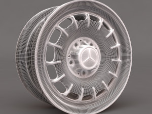 Mercedes Bundt Barock rim printable Modèles 3D en vedette