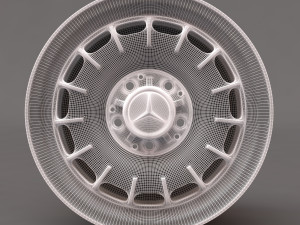 Mercedes Bundt Barock rim printable Modèles 3D en vedette