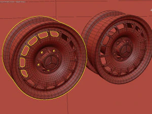 Mercedes Bundt Barock rim printable 3D Print Model