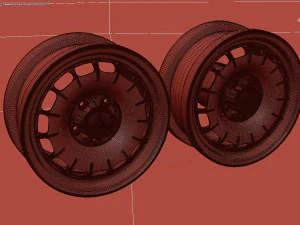 Mercedes Bundt Barock rim printable 3D Print Model