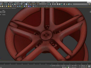 Momo Arrows wheel printable 3D Print Model