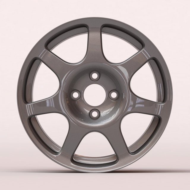 Raceline RL7 rim printable 3D 打印模型 .c4d .max .obj .3ds .fbx .stl .blend 