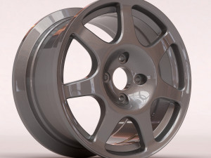 Raceline RL7 rim printable 3D 打印模型