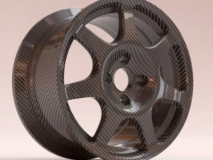 Raceline RL7 rim printable 3D Print Model