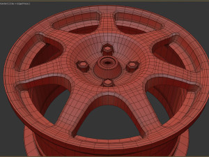 Raceline RL7 rim printable 3D 打印模型