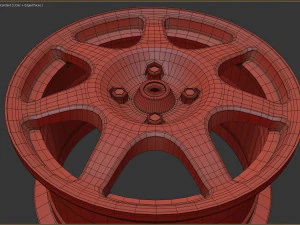 Raceline RL7 rim printable 3D Print Model