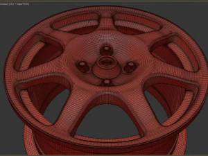 Raceline RL7 rim printable 3D Print Model