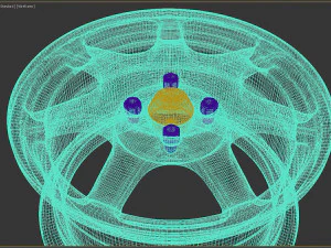 Raceline RL7 rim printable 3D Print Model