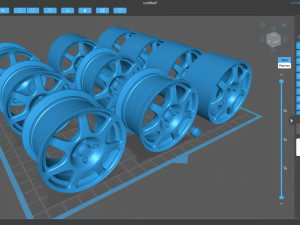 Raceline RL7 rim printable 3D 打印模型