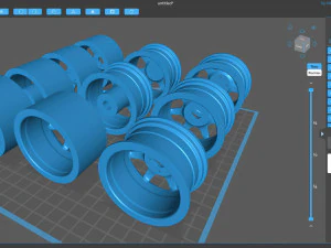 Raceline RL7 rim printable 3D Print Model