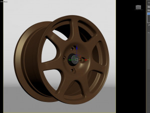 Raceline RL7 rim printable 3D 打印模型
