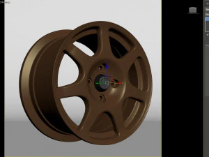 Raceline RL7 rim printable 3D Print Model