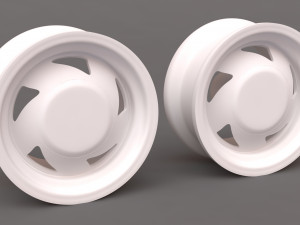 Classic American Racing Rim printable 3D 打印模型