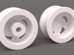 Classic American Racing Rim printable 3D 打印模型