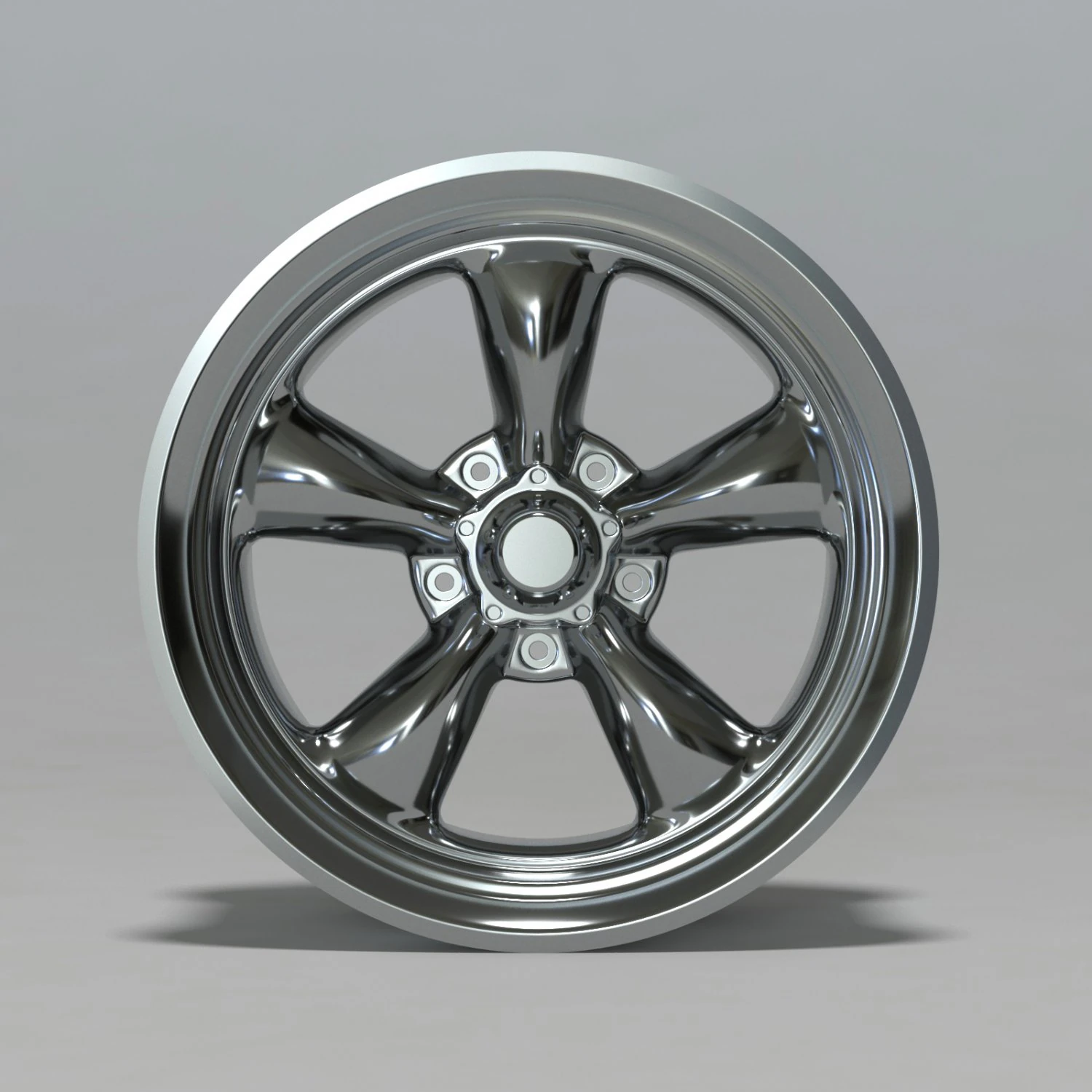 American Racing Torq Thrust II printable 3D Print Model .c4d .max .obj .3ds .fbx .stl .blend 
