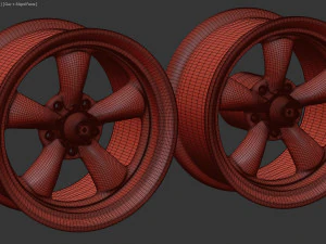 American Racing Torq Thrust II printable 3D Print Model
