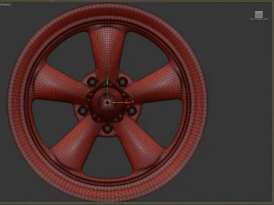 American Racing Torq Thrust II printable 3D Print Model
