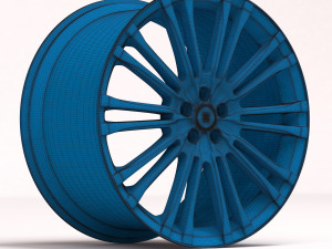 Focus RS Mk3 alloy rim Modello di stampa 3D