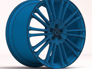 Focus RS Mk3 alloy rim 3D Print Model