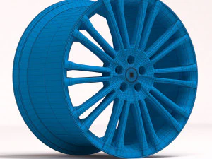 Focus RS Mk3 alloy rim 3D Print Model