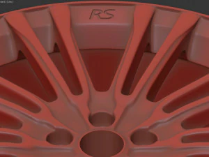 Focus RS Mk3 alloy rim 3D Print Model