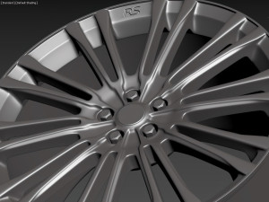 Focus RS Mk3 alloy rim Modello di stampa 3D