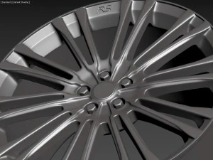 Focus RS Mk3 alloy rim 3D Print Model