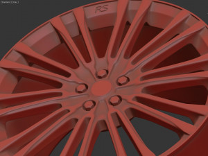 Focus RS Mk3 alloy rim Modello di stampa 3D