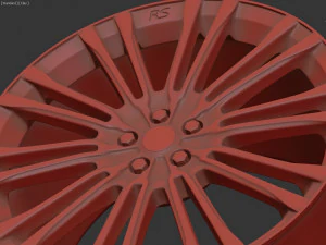 Focus RS Mk3 alloy rim 3D Print Model