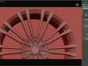 Focus RS Mk3 alloy rim Modello di stampa 3D