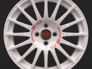 OZ Superturismo WRC velgen bedrukbaar 3D printmodel