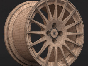 OZ Superturismo WRC rims printable 3D printmodel