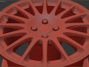 OZ Superturismo WRC rims printable 3D printmodel