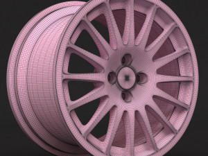 OZ Superturismo rims printable 3D Print Model