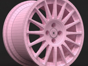 OZ Superturismo rims printable 3D Print Model