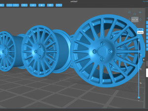 OZ Superturismo rims printable 3D Print Model
