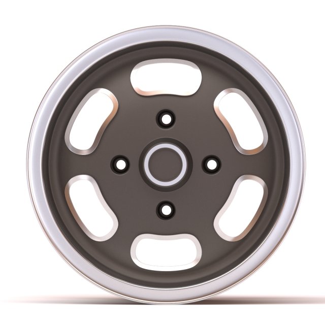 VW Turtleback Wheels printable 3D Print Model .c4d .max .obj .3ds .fbx .stl .blend 