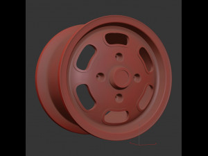 VW Turtleback Wheels printable 3D Print Model