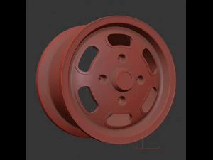 VW Turtleback Wheels printable 3D Print Model