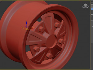 VW Fumagalli rim printable 3Dプリントモデル