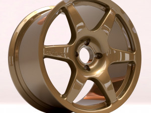 Compomotive MO6 printable rim 3 versions 3D Принт Модель