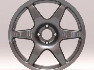 Compomotive MO6 printable rim 3 versions 3D Print Model