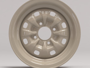 MK1 Escort Mexico Steel Wheels printable 3D Print Model